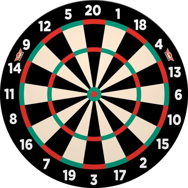 Kabinet s terčem Bull's Magnetic Paper Dartboard Cabinet Set