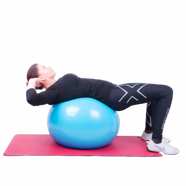 Gymnastická lopta inSPORTline Comfort Ball 75 cm - fialová