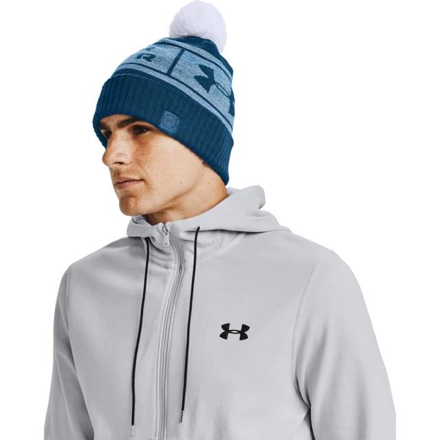 Pánský kulich Under Armour Big Logo Pom Beanie - Black