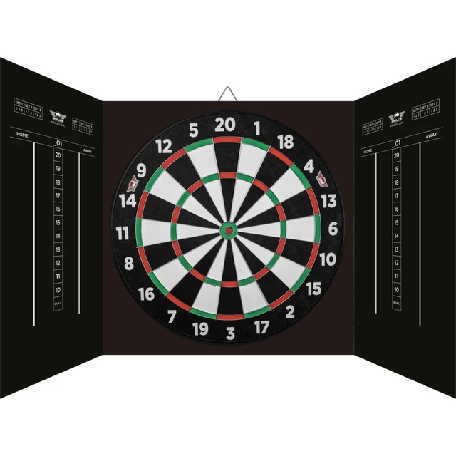 Kabinet s terčem Bull's Magnetic Paper Dartboard Cabinet Set