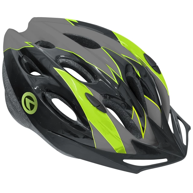 Bicycle Helmet Kellys Blaze - White-Blue - Black-Green