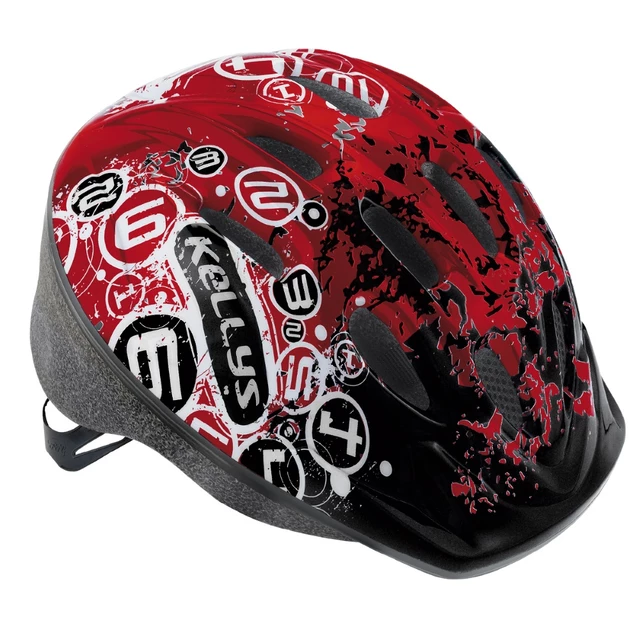 Children’s Cycling Helmet KELLYS MARK - Black - Red