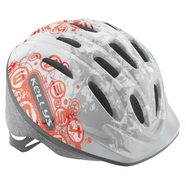 Children’s Cycling Helmet KELLYS MARK - Orange - White