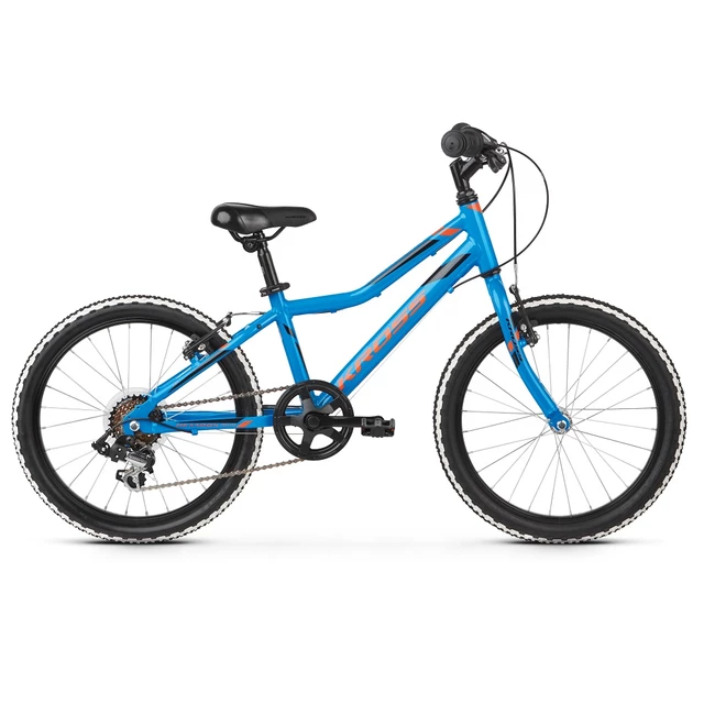 Children’s Bike Kross Hexagon Mini 1.0 20” – 2020 - Graphite/Lime/Silver Glossy - Blue/Orange Glossy