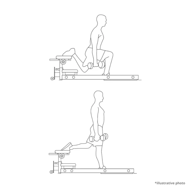 Posilovací lavice na nohy a hýždě inSPORTline X-NT HT10 Hip Thrust