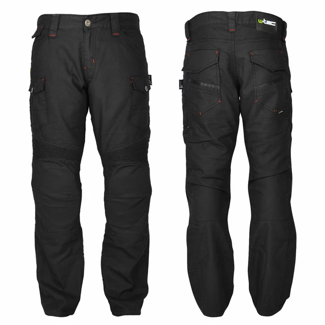 Herren Motorradjeans W-TEC Cruiser - schwarz