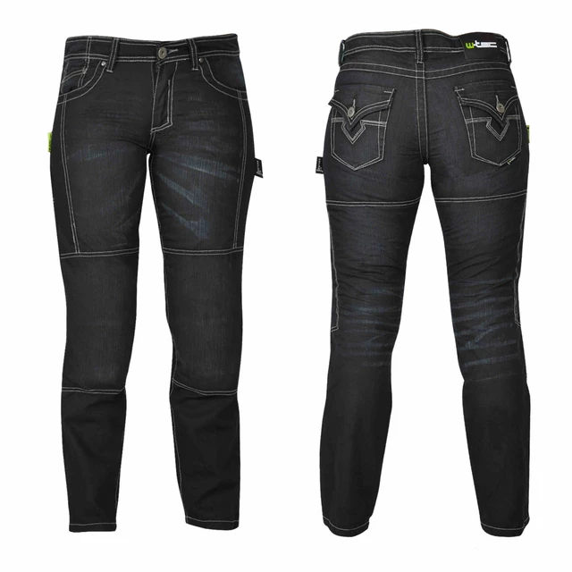 Woman moto jeans W-TEC Theo