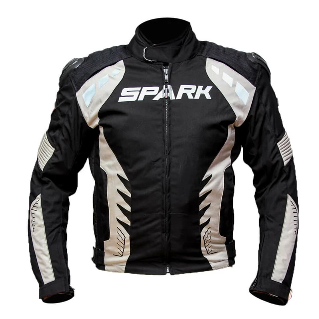 Men’s Textile Moto Jacket Spark Hornet - 6XL - Black