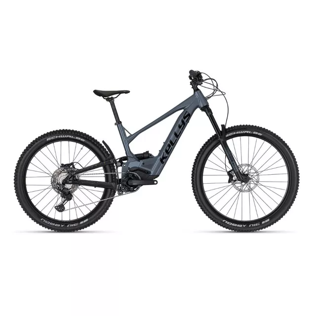 Celoodpružené elektrokolo KELLYS THEOS R50 LTD P 725Wh 29"/27,5" - model 2025 - Magic Green - Steel Blue