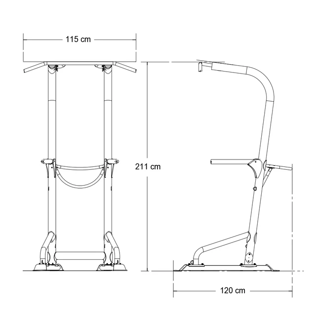 Multifunkční posilovací hrazda Body Craft T3 Life Tree
