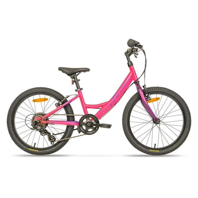 Detský dievčenský bicykel Galaxy Ida 20" 9.0 - fialová - ružová