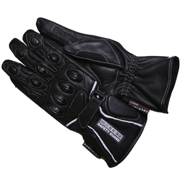 WORKER Perfect motorcycle gloves - črna - črna
