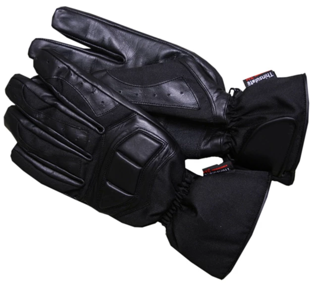 WORKER Fast motorcycle gloves - Black - Black