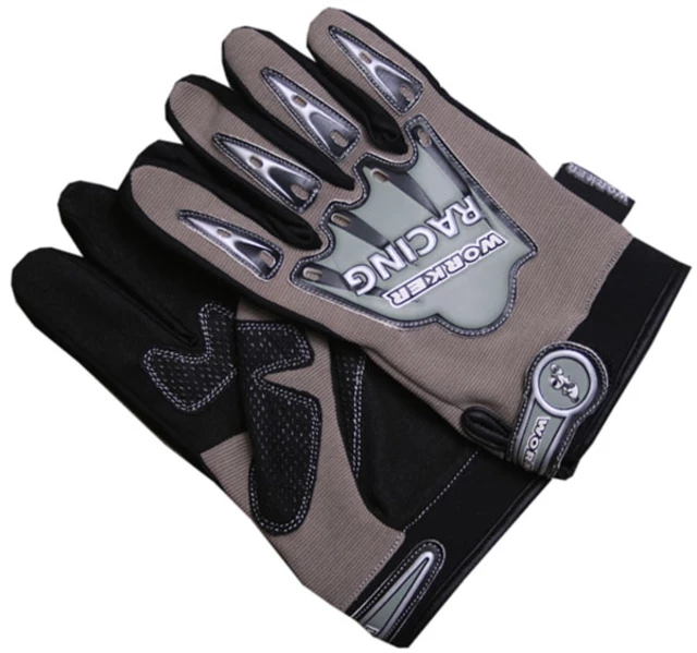 WORKER Jet motorcycle gloves - 3XL - pískovo-černá