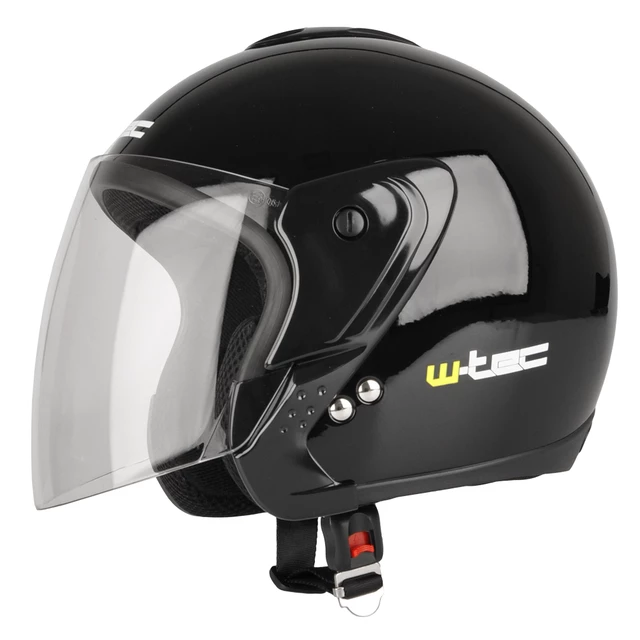 Motorcycle Helmet W-TEC MAX617 - Titanium Grey - Black