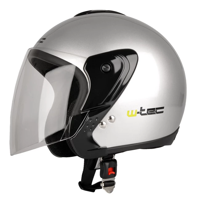 Motorcycle Helmet W-TEC MAX617 - Silver - Silver