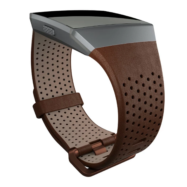 Náhradní řemínek Fitbit Ionic Leather Cognac