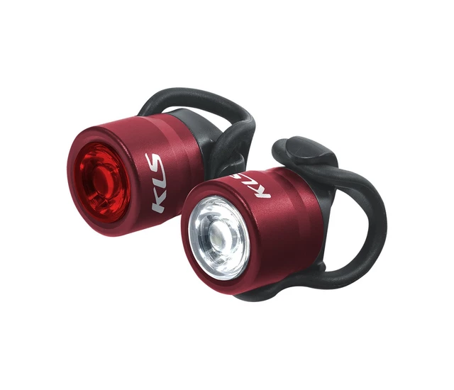 Bicycle Light Set Kellys IO - Blue - Red