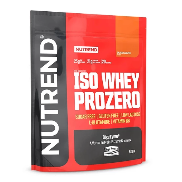 Práškový koncentrát Nutrend ISO WHEY Prozero 500 g - biela čokoláda