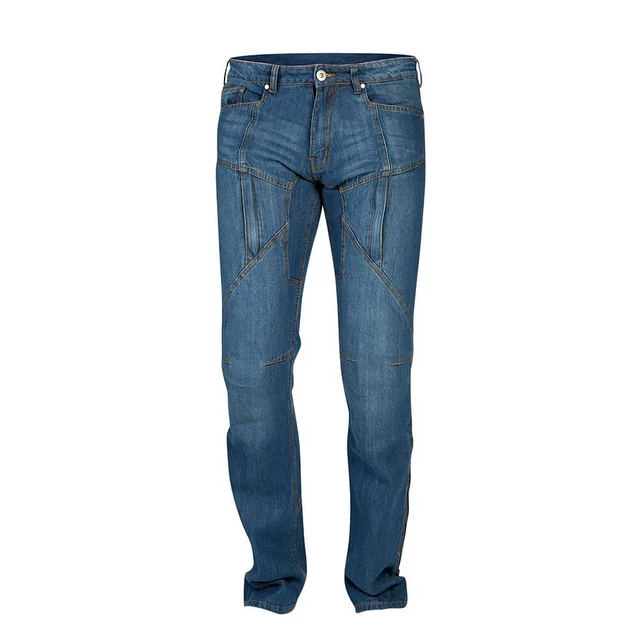 Pánské jeansové moto kalhoty REBELHORN Hawk - modrá, 38