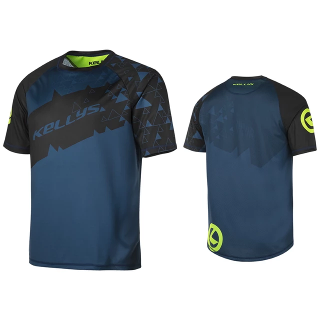 Enduro dres Kellys Tyrion krátky rukáv - M - blue