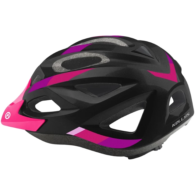 Cycling Helmet Kellys Jester - Black-Violet
