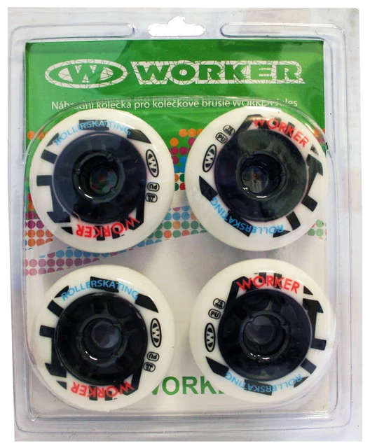 Náhradní kolečka na kolečkové brusle WORKER Jules 76mm