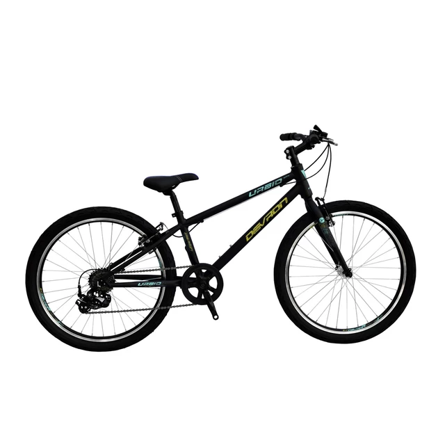 Juniorský bicykel Devron Urbio U1.4 24" - model 2015 - Shadow Grey - Urban Black