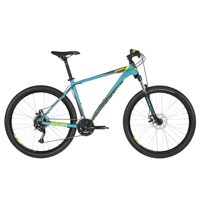 Mountain Bike KELLYS SPIDER 10 27.5” – 2019 - Black - Turquoise
