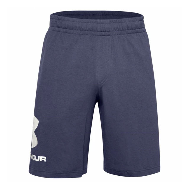 Men’s Shorts Under Armour Sportstyle Cotton Graphic Short - Artillery Green - Blue Ink