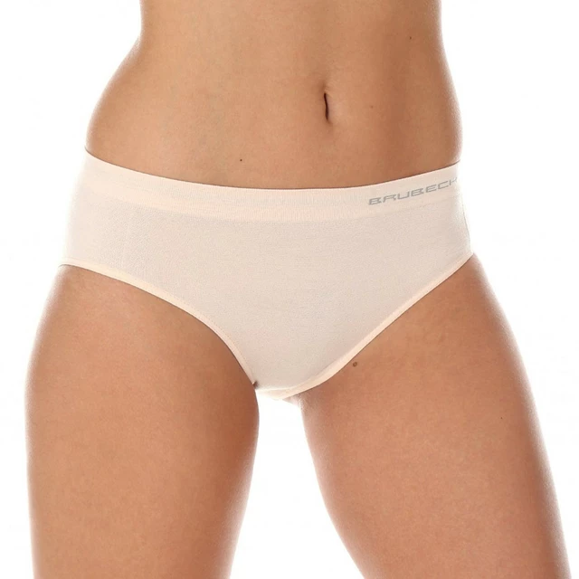 Women’s Seamless Briefs Brubeck Wool Comfort - Creamy White - Nude