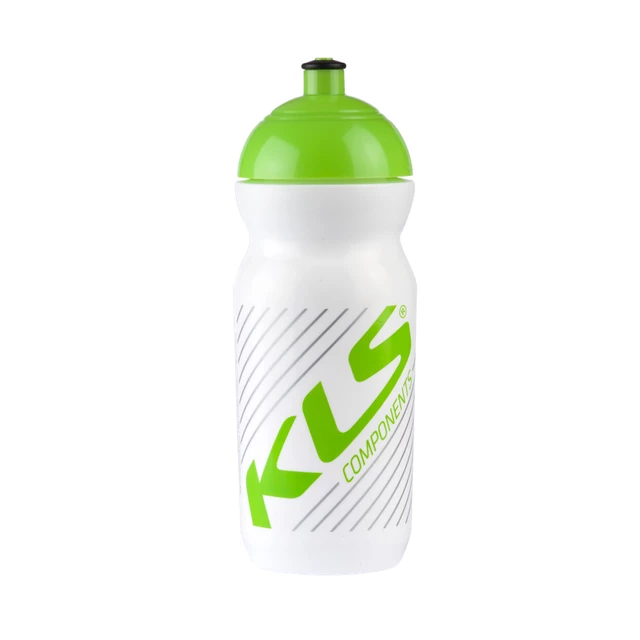 Cycling Water Bottle KELLYS GOBI 0.5 l - White-Black - White-Green