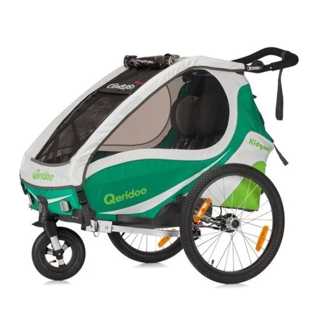 Multifunctional Bicycle Trailer Qeridoo KidGoo 1 - Green - Green