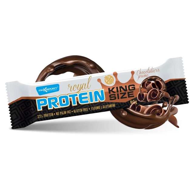 Proteinová tyčinka MAX SPORT Royal Protein Kingsize Bar 80g