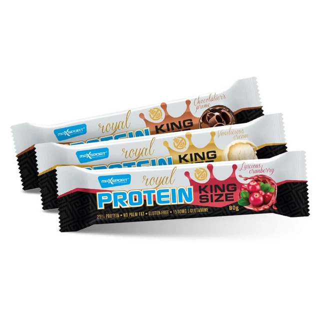 Proteinová tyčinka MAX SPORT Royal Protein Kingsize Bar 80g