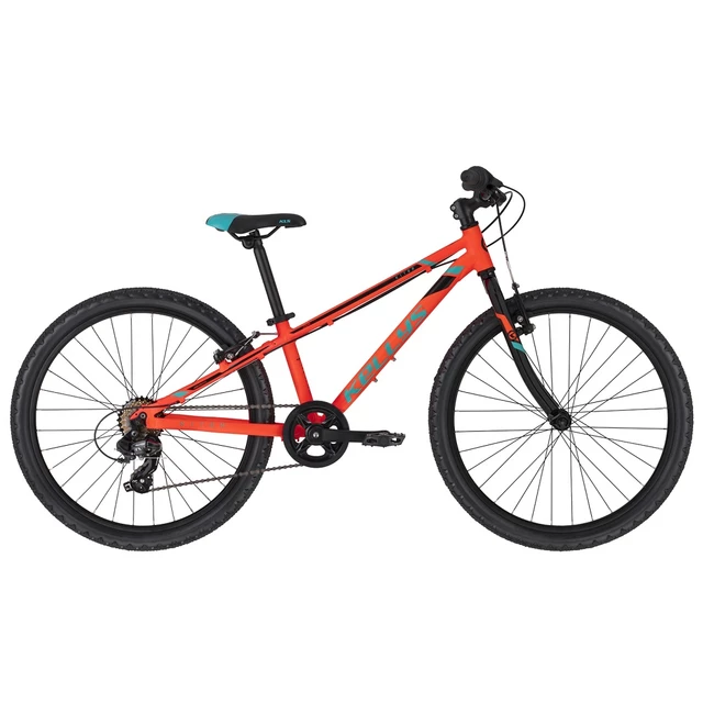 Junior Bike KELLYS KITER 30 24” – 2020 - Turquoise - Neon Orange