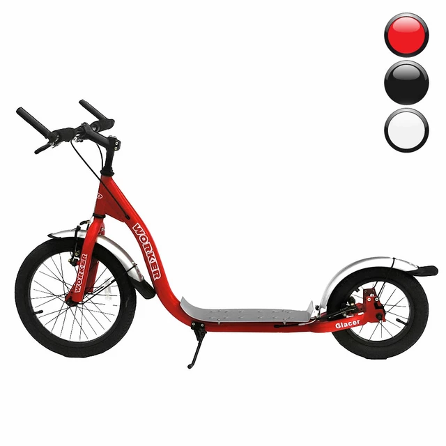 WORKER Glacer Scooter 16" and 12" NEW - Red