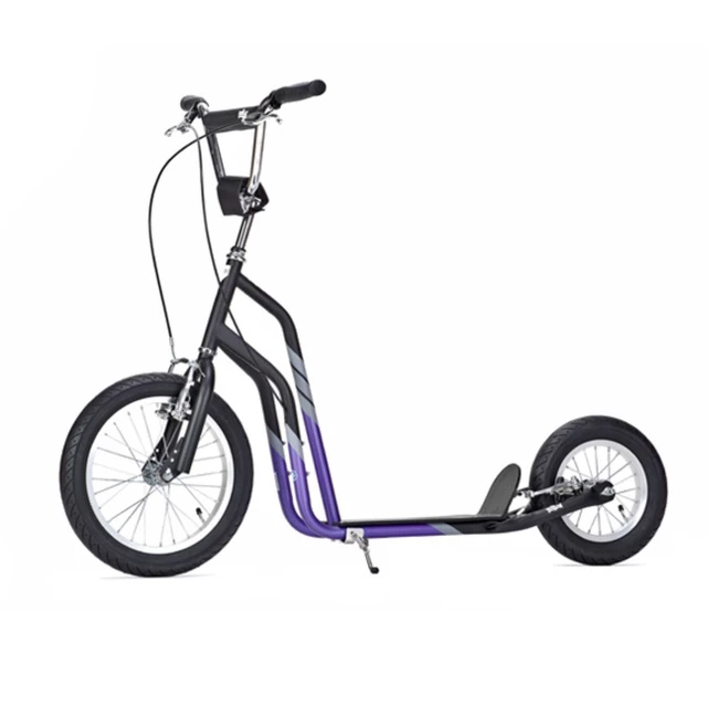 Yedoo City Scooter - Black-Red - Black-Violet