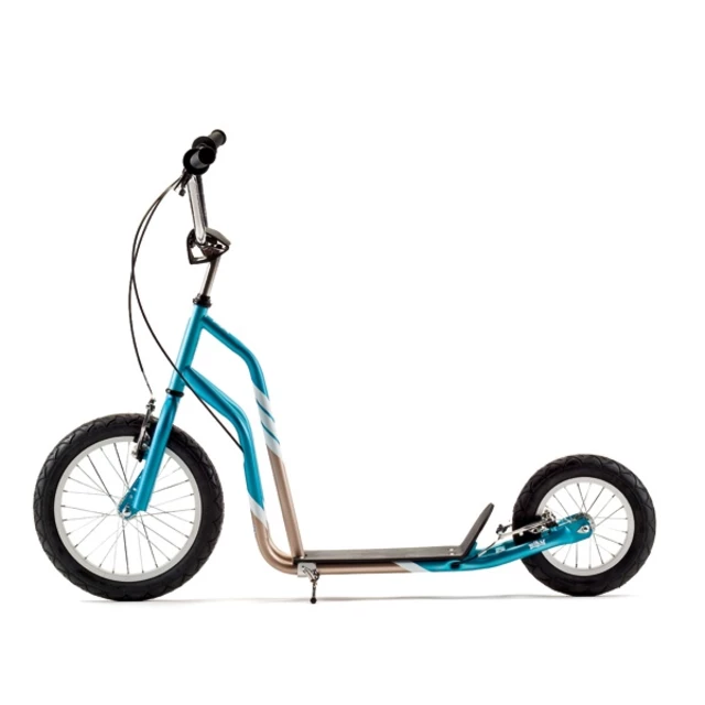 City-Line 16'+12' Scooter Roller Tretroller - hellblau-golden