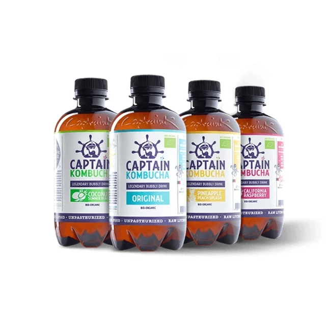 Probiotický drink Captain Kombucha 400 ml