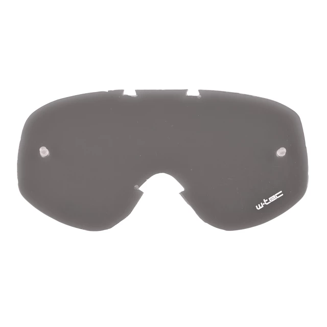 Ersatzglas für Motocrossbrille W-TEC Spooner - rauchgrau - rauchgrau