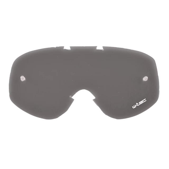 Ersatzglas für Motocrossbrille W-TEC Spooner - rauchgrau