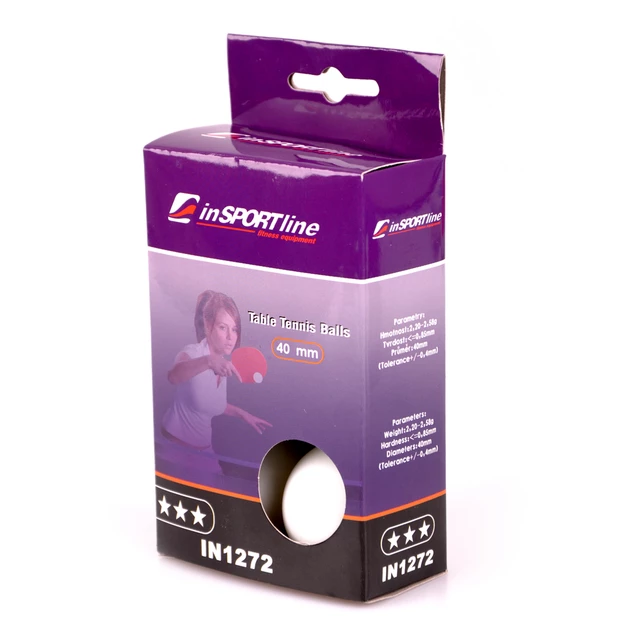 inSPORTline 3 Star Table Tennis Balls