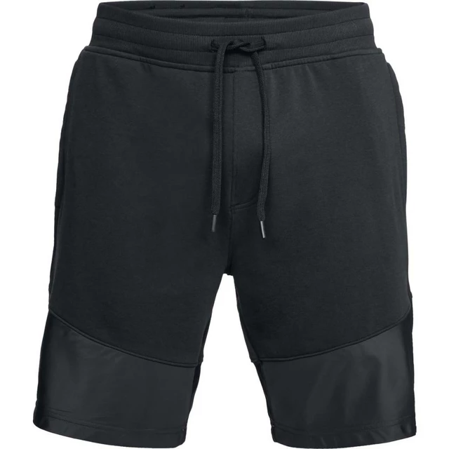 Pánské kraťasy Under Armour Threadborne Terry Short - Black/Black - Black/Black