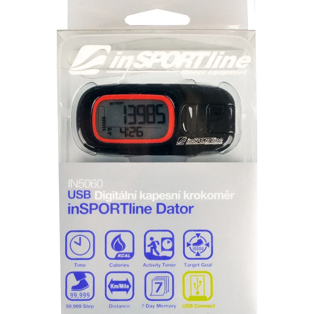 inSPORTline Dator Pedometer USB