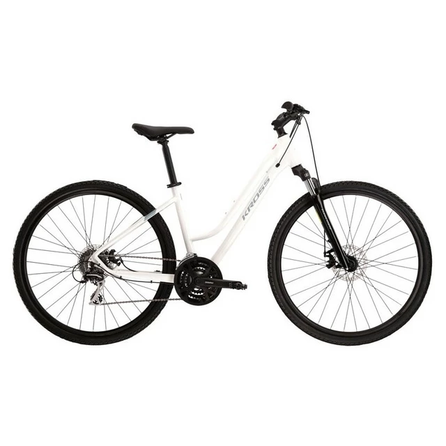 Dámsky crossový bicykel Kross Evado 3.0 K 28" - model 2023 - tyrkysová/strieborná