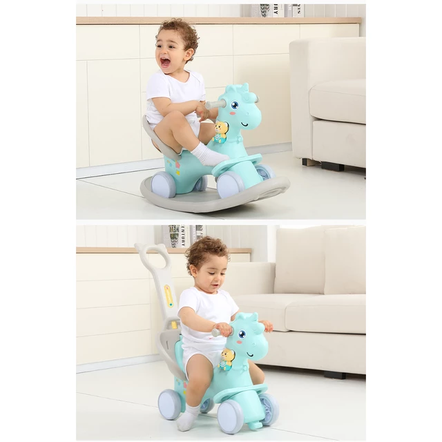 Konik na biegunach i rowerek biegowy 4w1 inSPORTline Mustangino