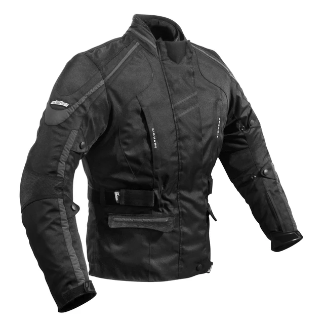 Women textile jacket Rebelhorn GLAM - Black-Grey