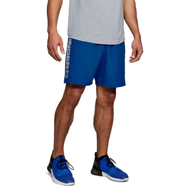 Men’s Shorts Under Armour Woven Graphic Wordmark - Academy