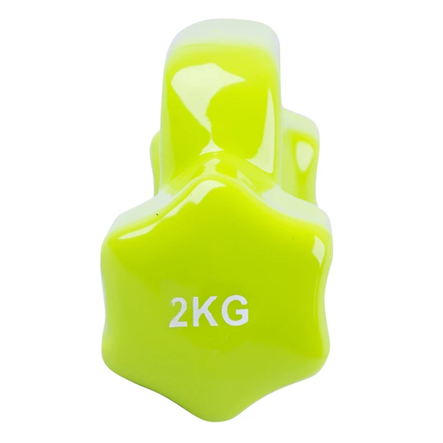 Laubr Vinylhantel 2 kg - fluo grün